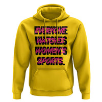 Womens Sports Hoodie Feminist Body Positivity Inclusive Equality - Wonder Print Shop