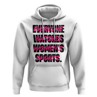 Womens Sports Hoodie Feminist Body Positivity Inclusive Equality - Wonder Print Shop
