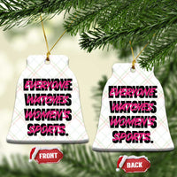 Womens Sports Ceramic Ornament Feminist Body Positivity Inclusive Equality - Wonder Print Shop