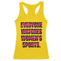 Womens Sports Racerback Tank Top Feminist Body Positivity Inclusive Equality - Wonder Print Shop