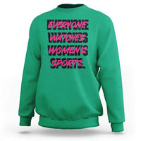 Womens Sports Sweatshirt Feminist Body Positivity Inclusive Equality - Wonder Print Shop