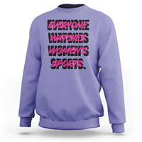 Womens Sports Sweatshirt Feminist Body Positivity Inclusive Equality - Wonder Print Shop