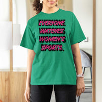 Womens Sports T Shirt For Women Feminist Body Positivity Inclusive Equality - Wonder Print Shop