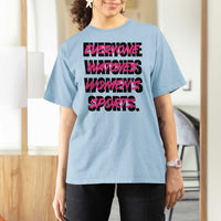 Womens Sports T Shirt For Women Feminist Body Positivity Inclusive Equality - Wonder Print Shop