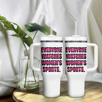 Womens Sports Tumbler With Handle Feminist Body Positivity Inclusive Equality - Wonder Print Shop