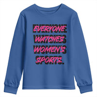 Womens Sports Youth Sweatshirt Feminist Body Positivity Inclusive Equality - Wonder Print Shop