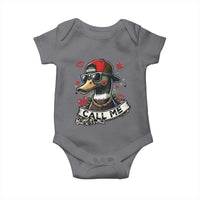 Valentine Mallard Duck Baby Onesie Camo Hunting Valentines Day Gift For Her