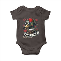 Valentine Mallard Duck Baby Onesie Camo Hunting Valentines Day Gift For Her