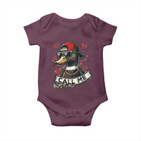 Valentine Mallard Duck Baby Onesie Camo Hunting Valentines Day Gift For Her