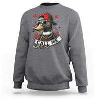 Valentine Mallard Duck Sweatshirt Camo Hunting Valentines Day Gift For Her