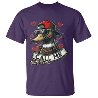 Valentine Mallard Duck T Shirt Camo Hunting Valentines Day Gift For Her