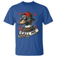 Valentine Mallard Duck T Shirt Camo Hunting Valentines Day Gift For Her