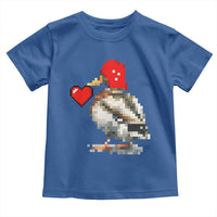 Pixel Valentine Mallard Duck Toddler T Shirt Hunting Valentines Day Gift For Her