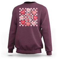 Valentine Teacher Sweatshirt My Students Are My Valentines Hearts