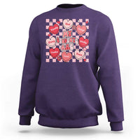Valentine Teacher Sweatshirt My Students Are My Valentines Hearts
