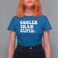 Toddler Boy Valentine T Shirt For Women Cooler Than Cupid Funny Kids Valentine Day