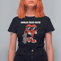 Funny Heart Valentine Day T Shirt For Women Cooler Than Cupid Skateboard Kids Toddler Boy Valentine
