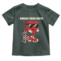 Funny Heart Valentine Day Toddler T Shirt Cooler Than Cupid Skateboard Kids Toddler Boy Valentine