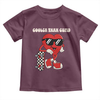 Funny Heart Valentine Day Toddler T Shirt Cooler Than Cupid Skateboard Kids Toddler Boy Valentine