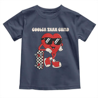 Funny Heart Valentine Day Toddler T Shirt Cooler Than Cupid Skateboard Kids Toddler Boy Valentine