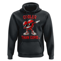 Dabbing Heart Valentine Day Hoodie Cooler Than Cupid Funny Kids Boys