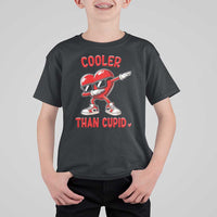 Dabbing Heart Valentine Day T Shirt For Kid Cooler Than Cupid Funny Kids Boys