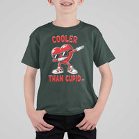 Dabbing Heart Valentine Day T Shirt For Kid Cooler Than Cupid Funny Kids Boys