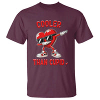 Dabbing Heart Valentine Day T Shirt Cooler Than Cupid Funny Kids Boys