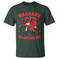 Braaapy Valentines Day Motocross Heart T Shirt