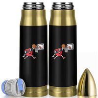 Basketball Valentines Bullet Tumbler Cute Red Heart Playing Basketball Player Team Boys - Wonder Print Shop