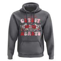 Nurse Valentine Gift Hoodie Care For Cutest Little Hearts