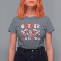 Nurse Valentine Gift T Shirt For Women Care For Cutest Little Hearts