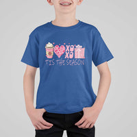 Valentine Coffee T Shirt For Kid Love Heart XOXO Cute Graphic Valentines Day