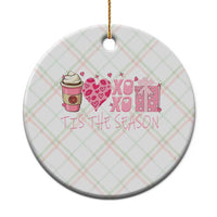 Valentine Coffee Ceramic Ornament Love Heart XOXO Cute Graphic Valentines Day