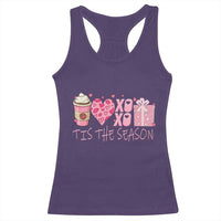 Valentine Coffee Racerback Tank Top Love Heart XOXO Cute Graphic Valentines Day