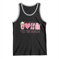 Valentine Coffee Tank Top Love Heart XOXO Cute Graphic Valentines Day