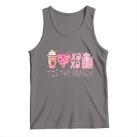 Valentine Coffee Tank Top Love Heart XOXO Cute Graphic Valentines Day
