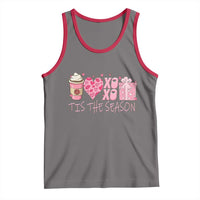 Valentine Coffee Tank Top Love Heart XOXO Cute Graphic Valentines Day