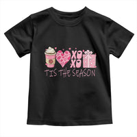 Valentine Coffee Toddler T Shirt Love Heart XOXO Cute Graphic Valentines Day