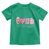 Valentine Coffee Toddler T Shirt Love Heart XOXO Cute Graphic Valentines Day