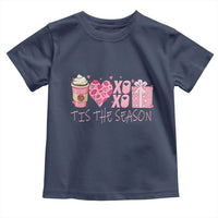 Valentine Coffee Toddler T Shirt Love Heart XOXO Cute Graphic Valentines Day