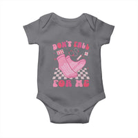 Funny Nurse Valentine Gift Baby Onesie Don't Fall For Me ER RN