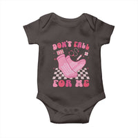 Funny Nurse Valentine Gift Baby Onesie Don't Fall For Me ER RN