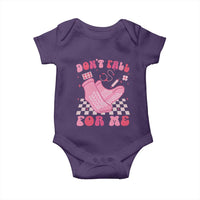 Funny Nurse Valentine Gift Baby Onesie Don't Fall For Me ER RN