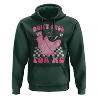 Funny Nurse Valentine Gift Hoodie Don't Fall For Me ER RN