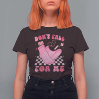 Funny Nurse Valentine Gift T Shirt For Women Don't Fall For Me ER RN
