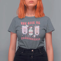 Nurse Valentine's Day T Shirt For Women Pharmacist Critical Care ICU PICU Rn Pharmacy Tech Vday Gift