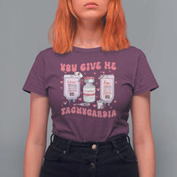 Nurse Valentine's Day T Shirt For Women Pharmacist Critical Care ICU PICU Rn Pharmacy Tech Vday Gift