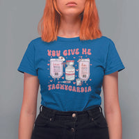 Nurse Valentine's Day T Shirt For Women Pharmacist Critical Care ICU PICU Rn Pharmacy Tech Vday Gift