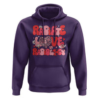 Rad Tech Nurse Valentine's Day Hoodie X-Ray Ultrasound MRI CT Mammography Technologist Vday Gift